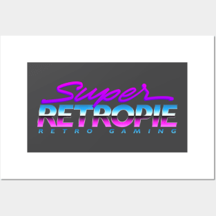 Super Retropie and Retro Gaming Logo T-Shirt! Posters and Art